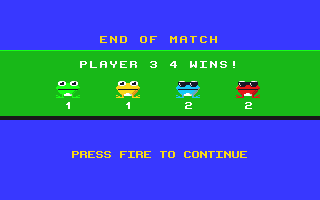 Frogs atari screenshot